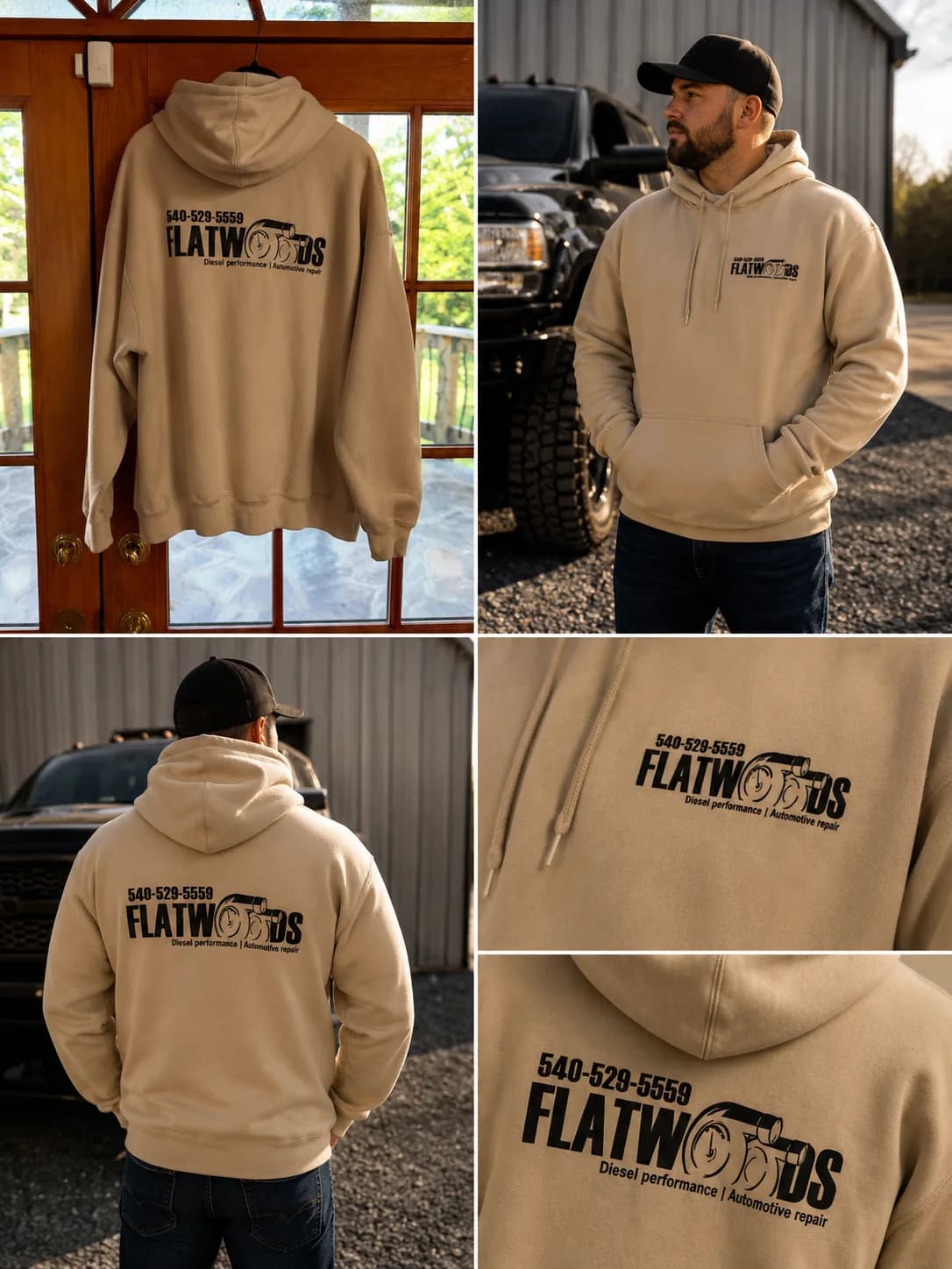 Flatwoods Hoodie – Tan 2